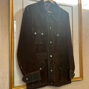 Reversable suede and leather Jacket